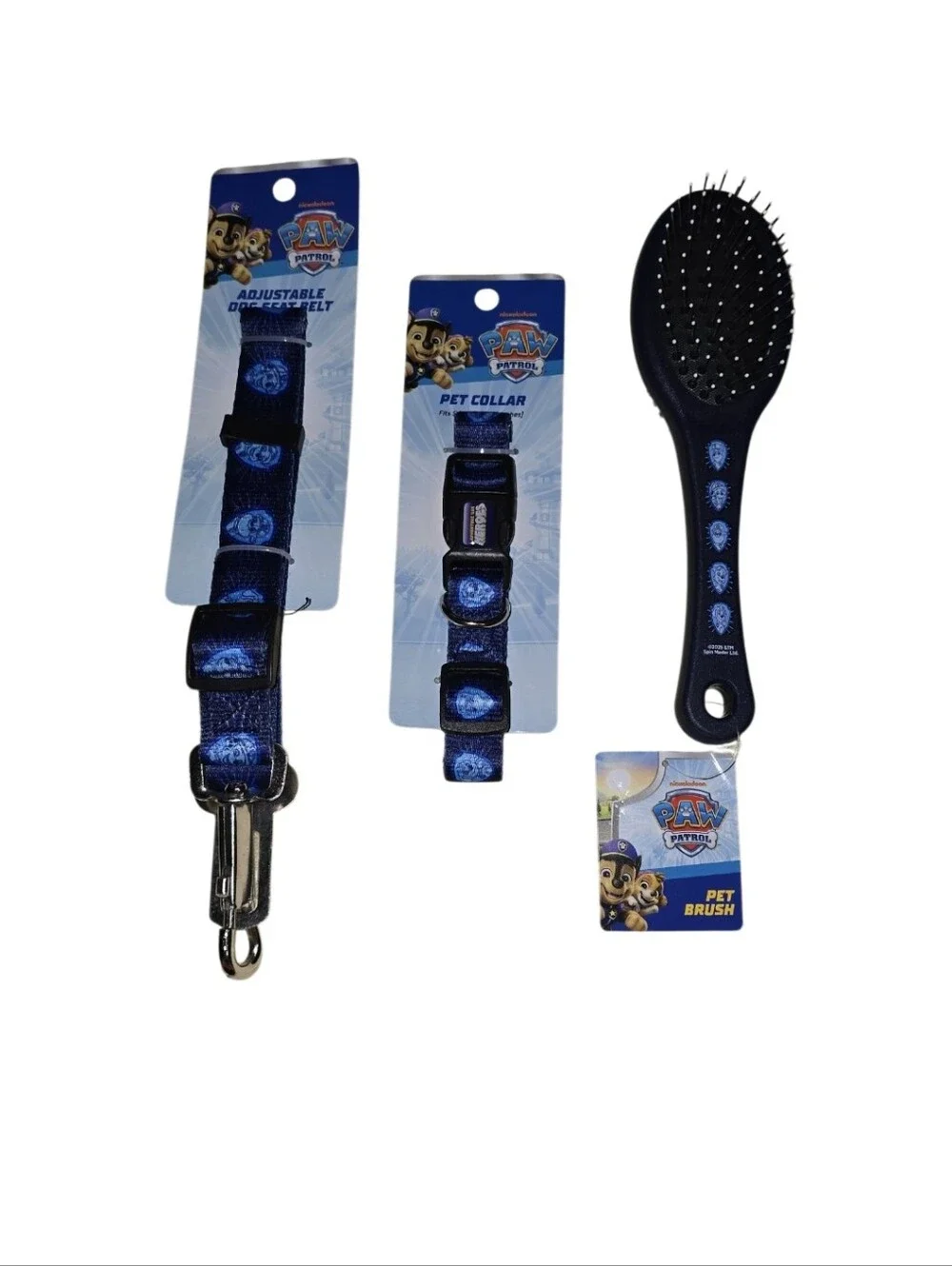 Paw Patrol Navy Blue Small Pets Collar, Leash & Brush Set